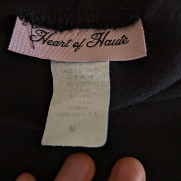 Heart of Haute Dress - M, Black, Midi - Picture 6 of 6